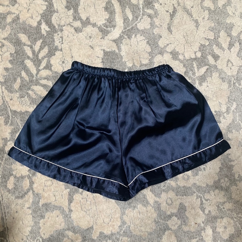 Silk pj shorts